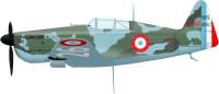 Morane 406 n 408 de l escadrille ac5 en juin 1940 sur l intrados immatriculation n 826